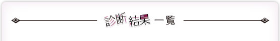 �f�f���ʈꗗ