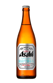 アサヒスーパードライ「富山で休もう。」ラベル