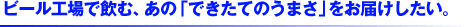 �r�[���H��ň��ށA���́u�ł����Ă̂��܂��v�����͂��������B